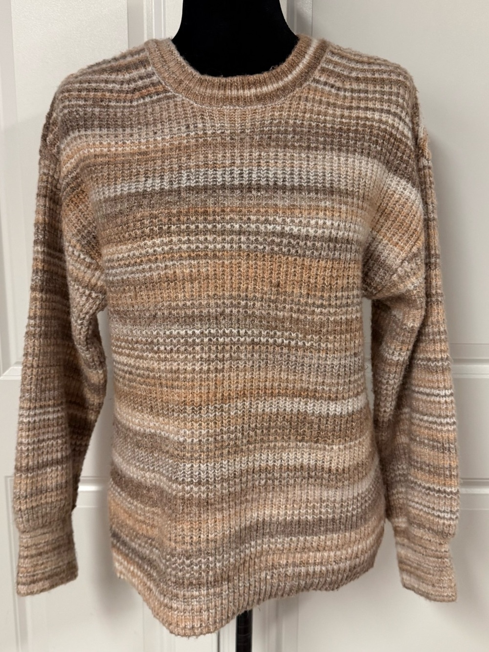Time And Tru Space Dyed Pullover Sweater